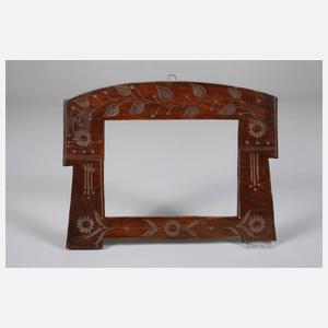 Konvout Jugendstilrahmen mit Kerbschnitzerei