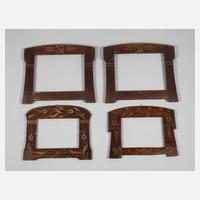 Konvout Jugendstilrahmen mit Kerbschnitzerei111