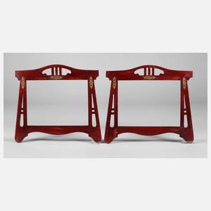 Paar Jugendstilrahmen