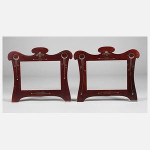 Paar Jugendstilrahmen