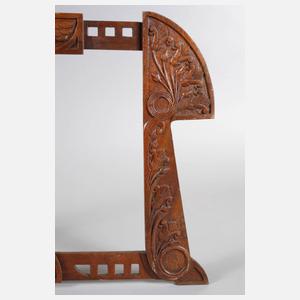 Prächtig geschnitzter Jugendstilrahmen