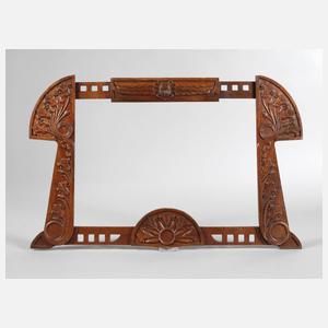 Prächtig geschnitzter Jugendstilrahmen