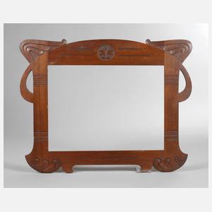 Beschnitzter Jugendstilrahmen