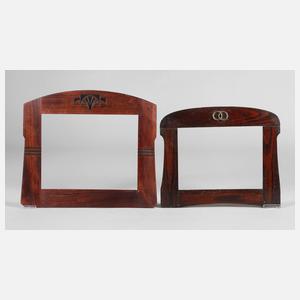 Zwei Jugendstilrahmen