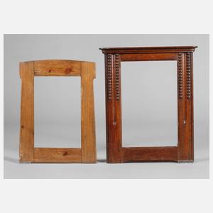 Zwei Jugendstilrahmen