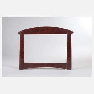 Drei rotbraune Jugendstilrahmen