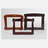 Drei Jugendstilrahmen111