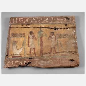 Altägyptisches Kastensarg-Fragment