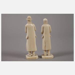 Zwei Elfenbeinfiguren