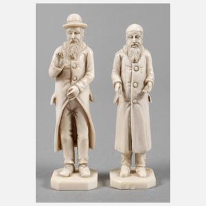 Zwei Elfenbeinfiguren