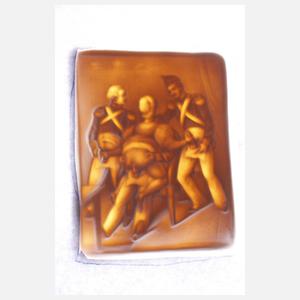 Fünf Lithophanien Erotika