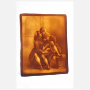 Fünf Lithophanien Erotika