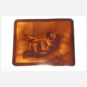 Fünf Lithophanien Erotika