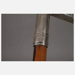 Spazierstock Silber