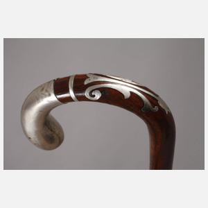 Spazierstock Silber