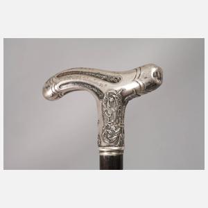 Spazierstock Silber