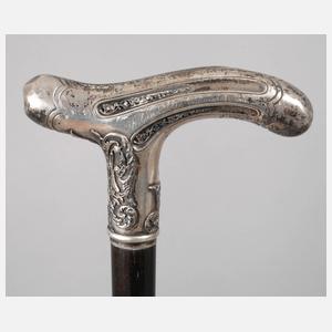 Spazierstock Silber