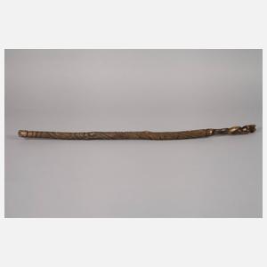 Geschnitzter Spazierstock