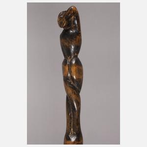 Geschnitzter Spazierstock