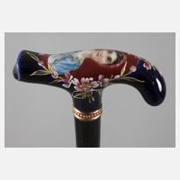 Spazierstock Porzellan111