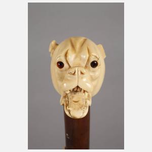 Stockgriff Elfenbein