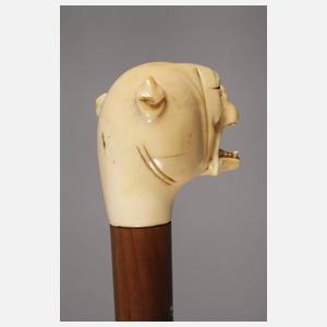 Stockgriff Elfenbein