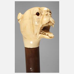 Stockgriff Elfenbein