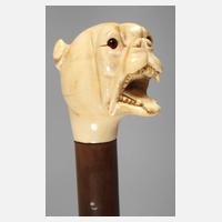 Stockgriff Elfenbein111