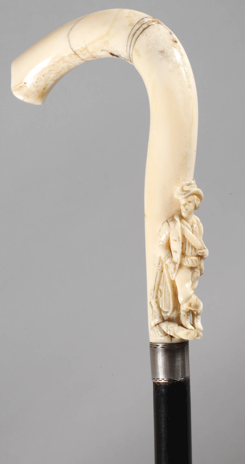 Spazierstock Walrosszahn