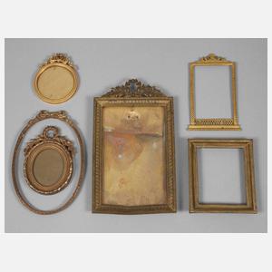 Konvolut Miniaturrahmen