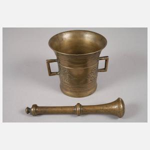 Drei Mörser mit Pistill