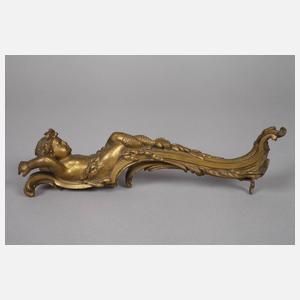 Paar vergoldete Bronzeappliken