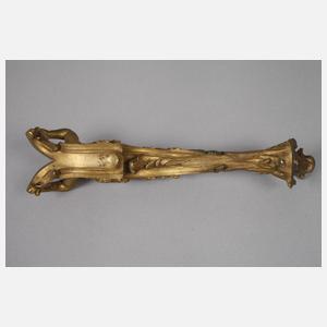 Paar vergoldete Bronzeappliken