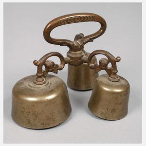 Dreiteilige Glocke