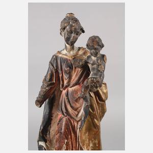 Geschnitzte Heiligenplastik