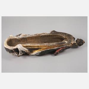 Geschnitzte Heiligenplastik