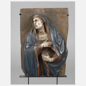 Reliefschnitzerei Mater dolorosa