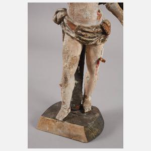 Geschnitzte Heiligenfigur