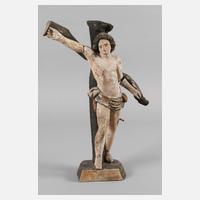 Geschnitzte Heiligenfigur111
