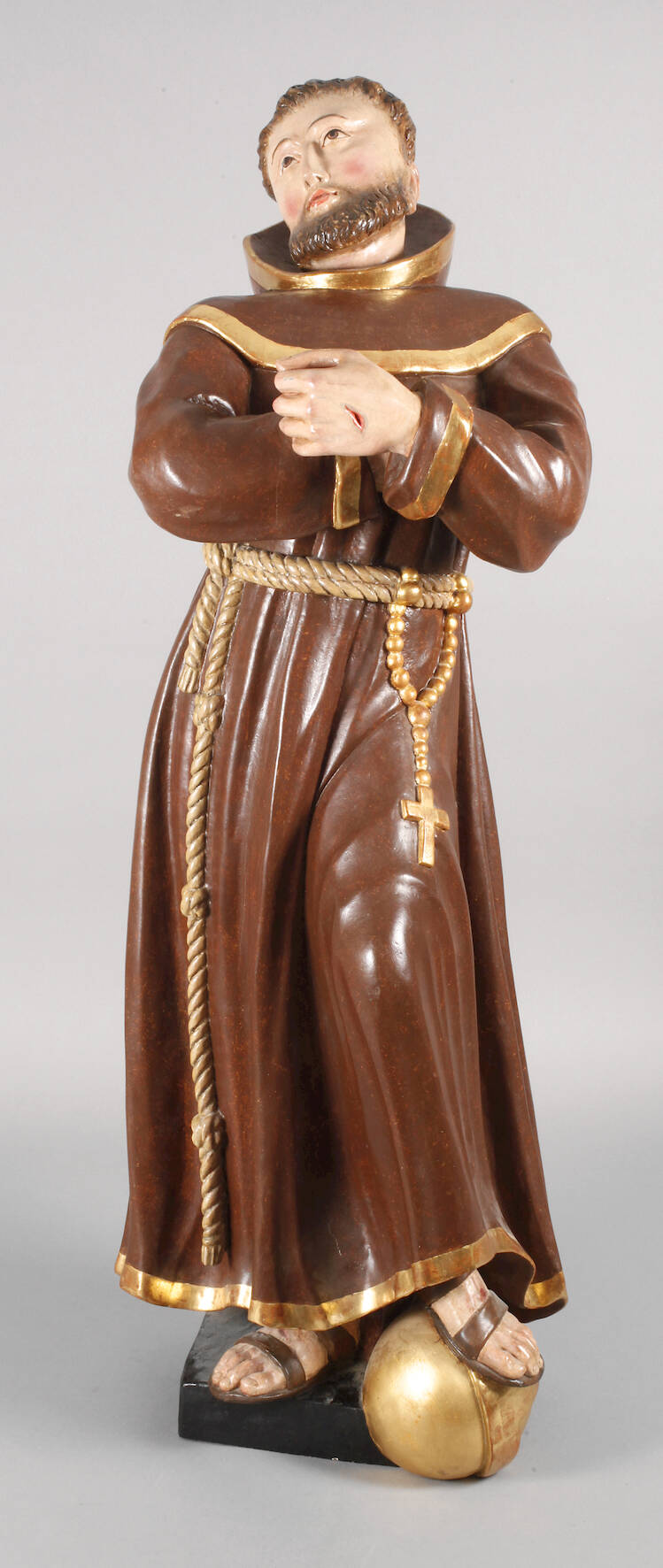 Geschnitzte Heiligenfigur