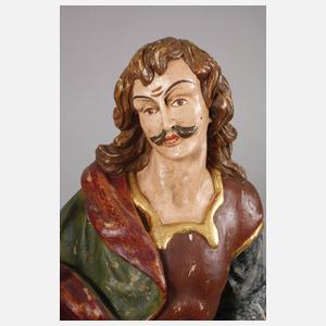 Geschnitzte Heiligenfigur