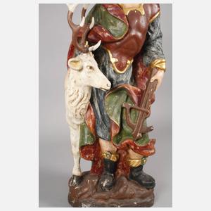 Geschnitzte Heiligenfigur