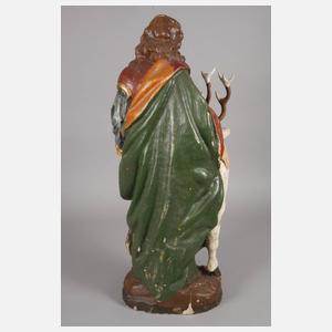 Geschnitzte Heiligenfigur