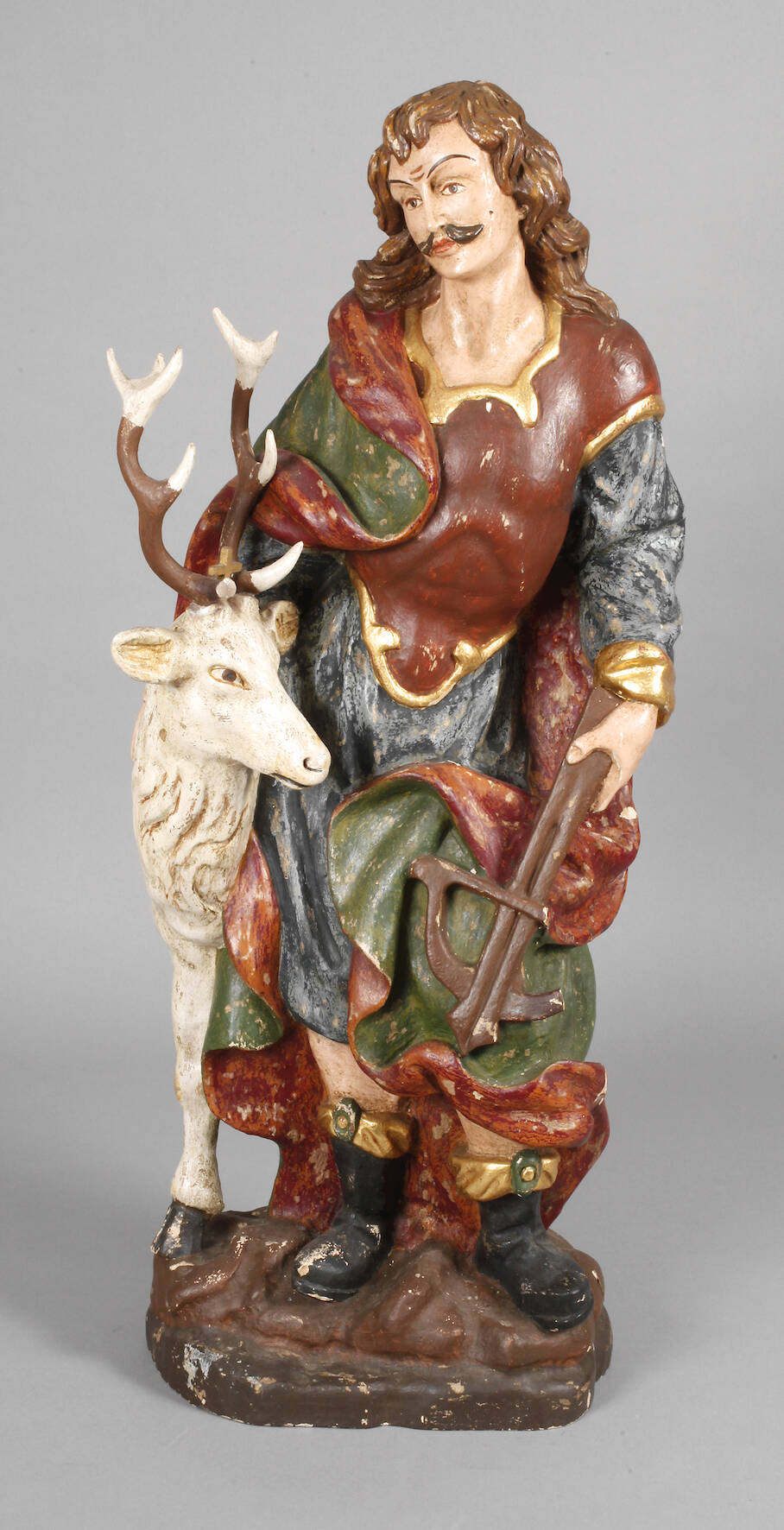 Geschnitzte Heiligenfigur