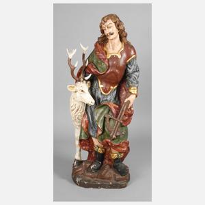 Geschnitzte Heiligenfigur
