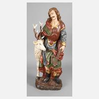 Geschnitzte Heiligenfigur111