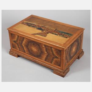 Intarsierte Schatulle