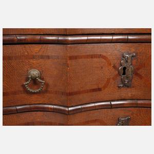 Barocke vierschübige Miniaturkommode