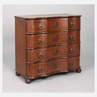 Barocke vierschübige Miniaturkommode111