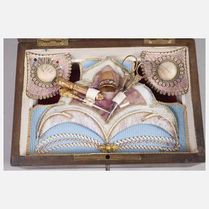 Kleine Nähschatulle Spätbiedermeier